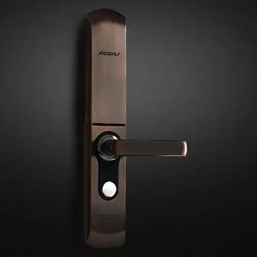 kaadas凯迪仕智能锁9113指纹密码锁家用防盗门锁电子门锁三防锁体香槟