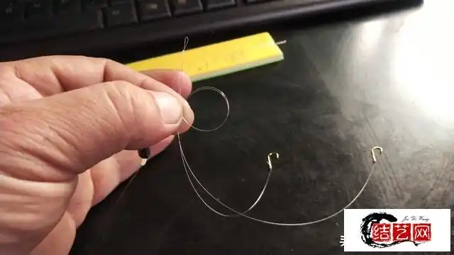 鱼线打结方法图解,教你绑在竿稍和8字环连接方法