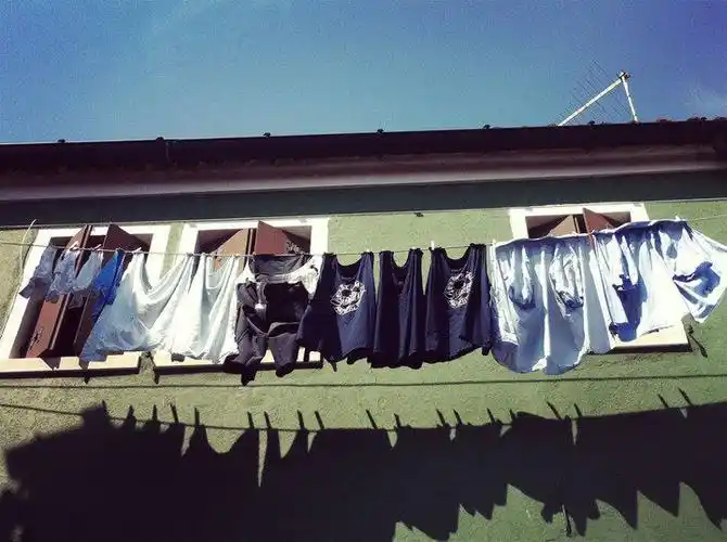 晒衣服