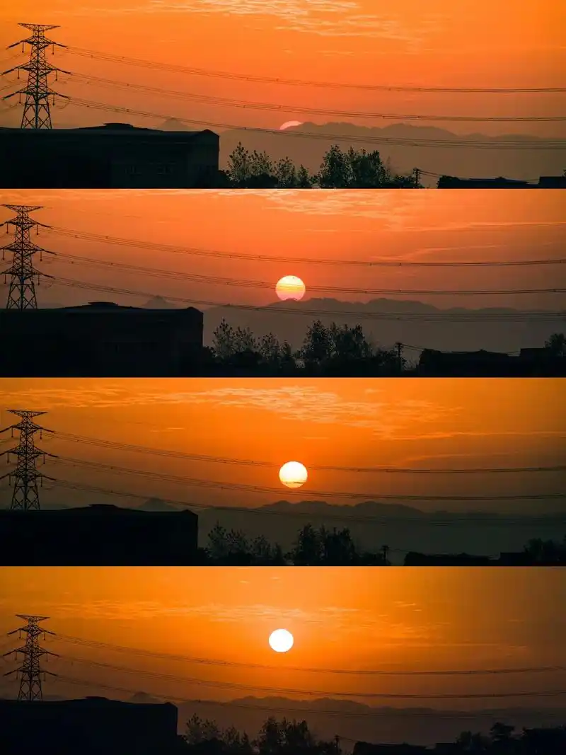 朝阳.这是朝阳,不是夕阳,早上六点过的日出,朝气蓬勃#摄影  - 抖音