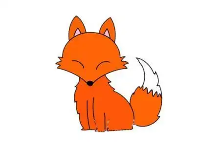 狐狸图片_狐狸怎么画 - 画画图片大全