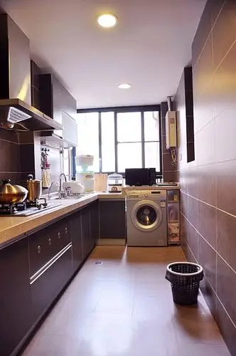 厨房也是放洗衣机的一种选择