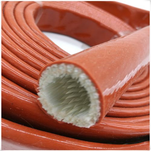 硅胶玻纤套管 耐高温防火套管 隔热套管 耐热耐火套管 石棉保护管