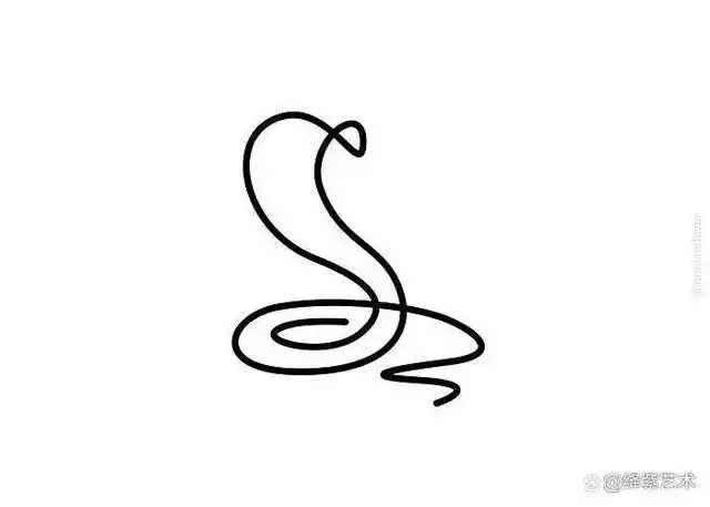 精炼至极!只用一笔画出来的动物,看得人舒适极了