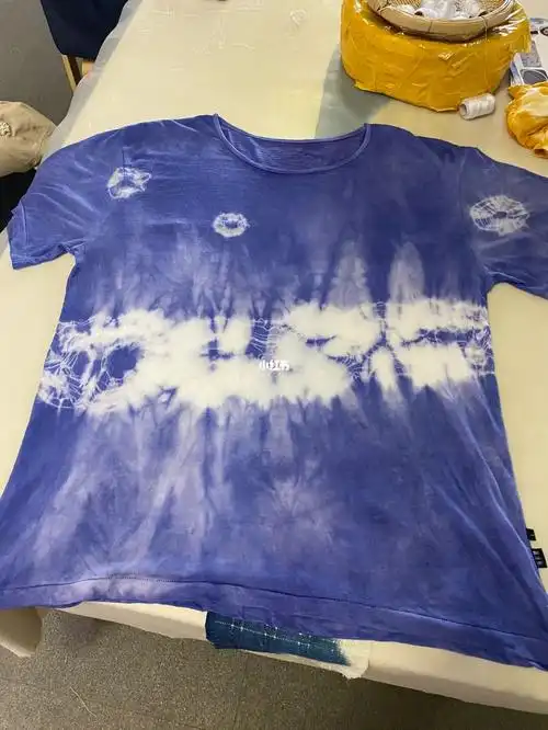 自己做的扎染t恤
