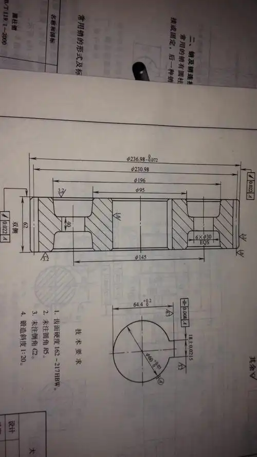 关于齿轮的标注问题,求解!第一根标注是齿顶圆,第二个是分度圆.