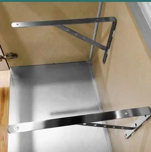 法国法派斯厨房石英石水槽304不锈钢支架洗菜盆固定台下盆三脚架支架