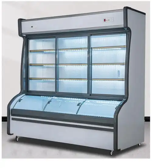 冷冻立式冰柜冰箱烧烤饭店餐厅串串冒菜麻辣烫展示柜熟食凉菜冒菜水果