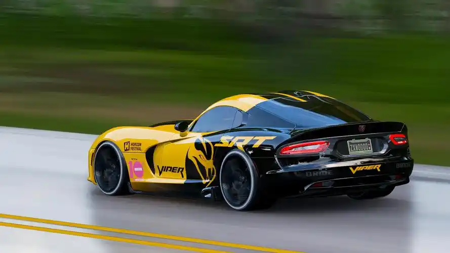 地平线5 #汽车摄影 #道奇蝰蛇 #viper 道奇蝰蛇v - 抖音