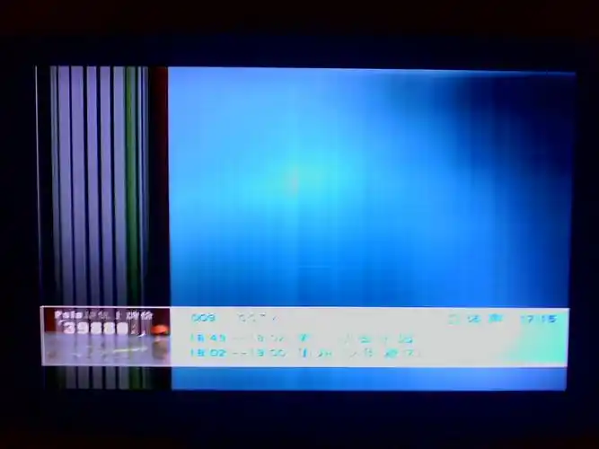 下面液晶电视的画面是哪个部位出故障?