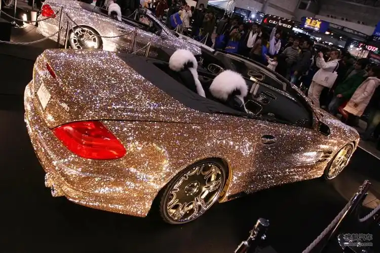 dad镶钻奔驰sl600跑车