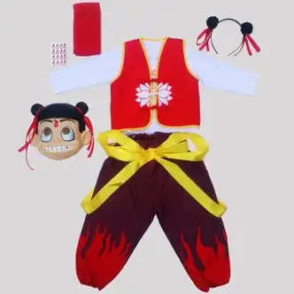 abdt万圣节哪咤魔童之降世衣服同款哪吒衣服全套童cos儿童衣服套装