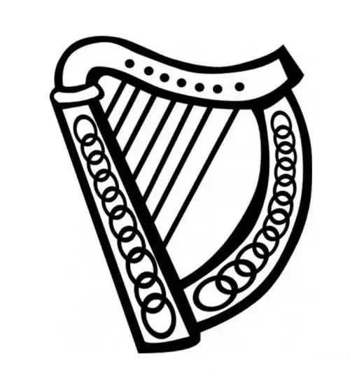 箜篌的样子特点和简笔画图片