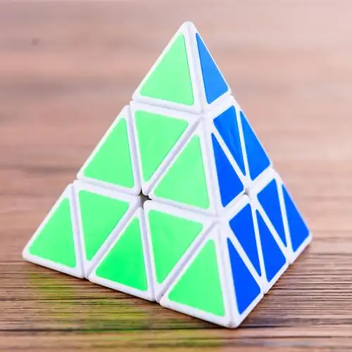 魔方异型套装圣手三阶金字塔三角形比赛专用斜转魔方
