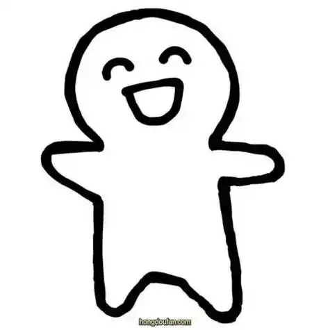 一起来 strong>画可爱的简笔画小人 /strong>吧