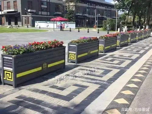 不锈钢花箱道路隔离