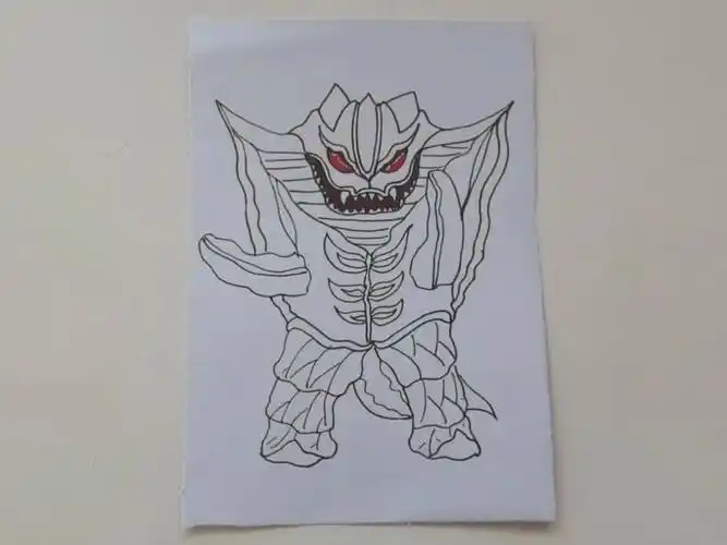 奥特曼  #绘画教程  #加佐特  #怪兽  #简笔画