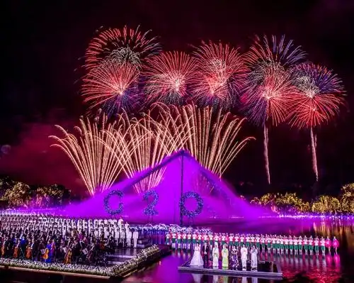 2016年杭州g20峰会焰火燃放