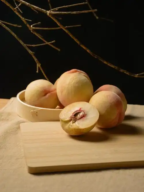 静物摄影水蜜桃