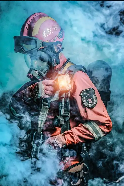 消防员壁纸拍摄