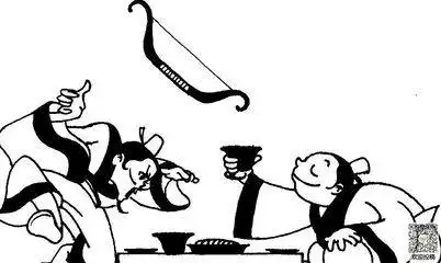 怎么简笔画杯弓蛇影