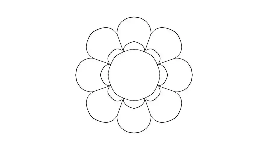 好看的花朵图案简笔画 好看的花朵图案的简笔画-养娃家