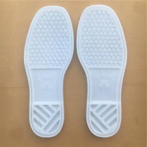 白色塑料鞋pvc牛筋鞋底拖鞋底手工布鞋底牛津鞋底防滑耐磨鞋底子3423