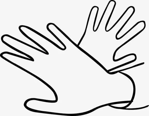 双手的造型简笔画