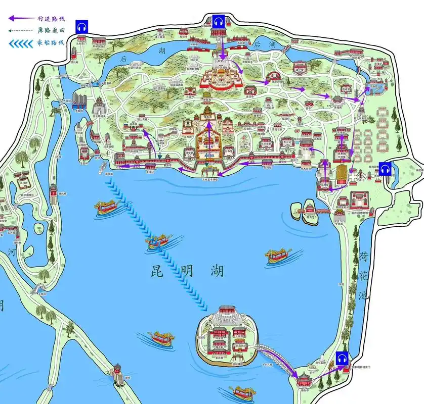 颐和园:北宫门入超详实攻略.接上回的东宫门攻略,这次说说北宫 - 抖音