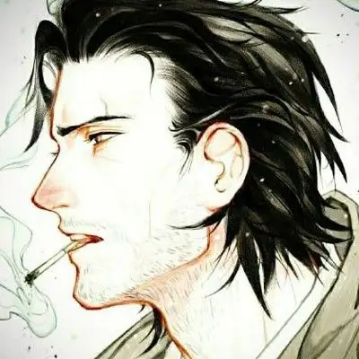 黑白成熟大叔微信头像