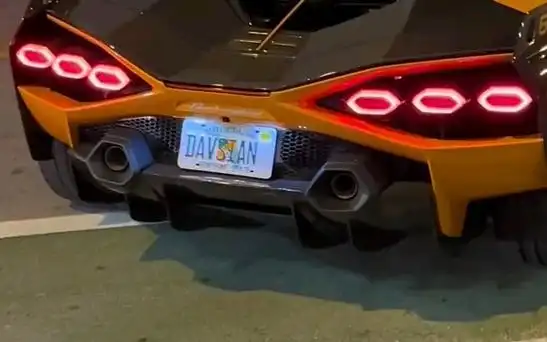 兰博基尼 超跑 车灯漂亮