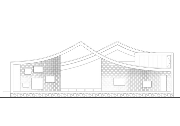 当代中式建筑资料下载-[南京]王澍—三合宅(cad施工图 方案介绍 实景