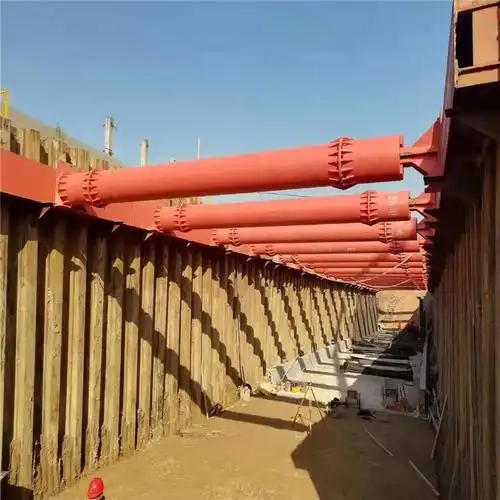 地铁钢支撑在进行应用的过程当中注意事项