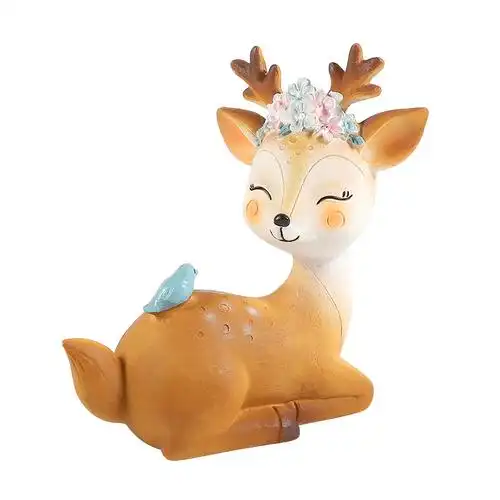 一路一路平安平安鹿汽车摆件网红创意可爱车内装饰品摆件