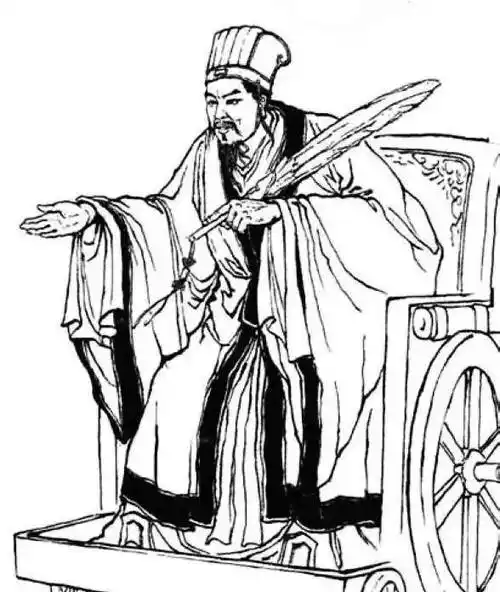 卧龙,凤雏以奇门遁甲布九宫八卦阵.