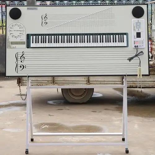 智能88键五线谱音乐电教板 多用中小学音乐教学器材