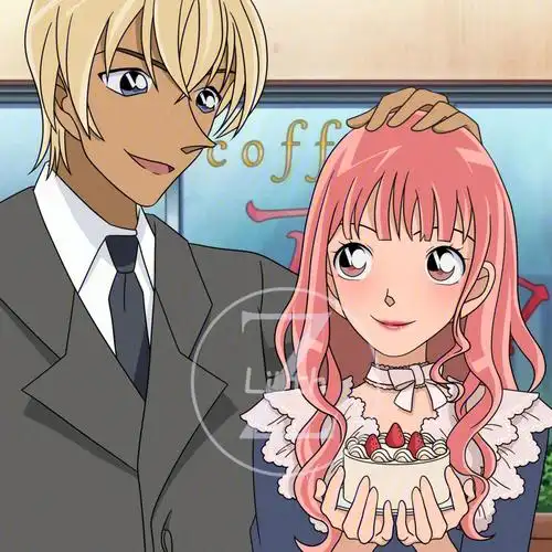 柯南画风头像拥有安室透和赤井秀一的快乐