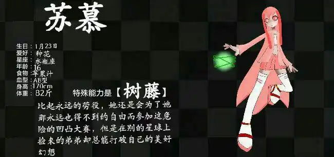 来康康吧重新整理了一下资料卡so从网上看了一些关于凹凸自设的一些