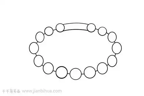 幼儿园项链简笔画