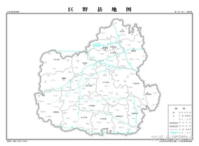 菏泽市巨野县地图