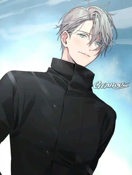 《冰上的尤里》银发少年维克托,连嘴型都是爱心型,简直太可爱了