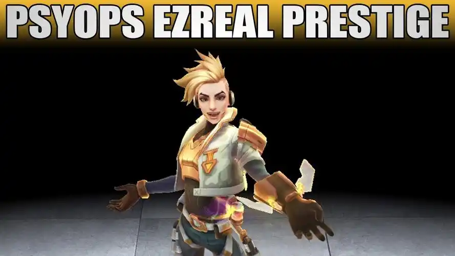 至臻豪华 灵能特工伊泽瑞尔皮肤预览