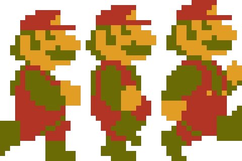 像素画动画教程:超级马里奥
