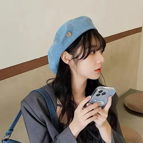 戴帽子的季节06贝雷帽真的很显气质