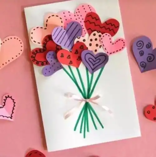 其它 手工制作表心意 写美篇 我们可以在卡片的空白处或者背面工整的