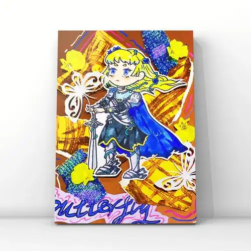 手绘卡漫人物绘画