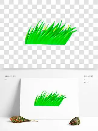 被风吹动的 i>草 /i>丛卡通 i>素 /i> i>材 /i>下载