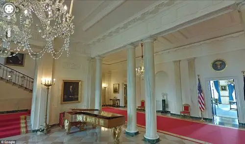 白宫与谷歌合作网上公开内部照片_高清图集_新浪网