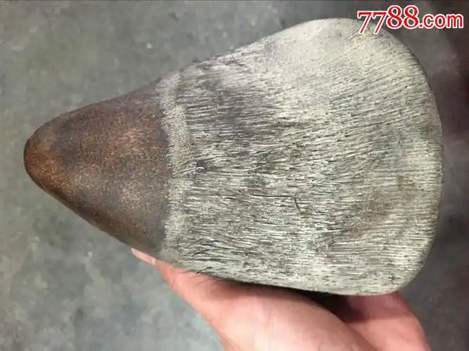 牛角摆件竹丝纹牦牛角