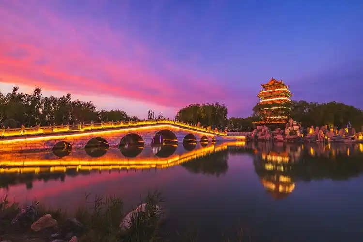 玉门市玉泽湖公园